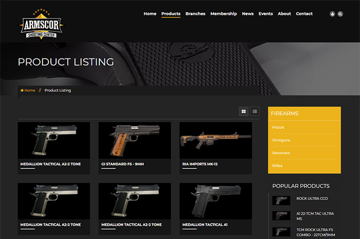 Leading guns and ammo company in the Philippines launches new website